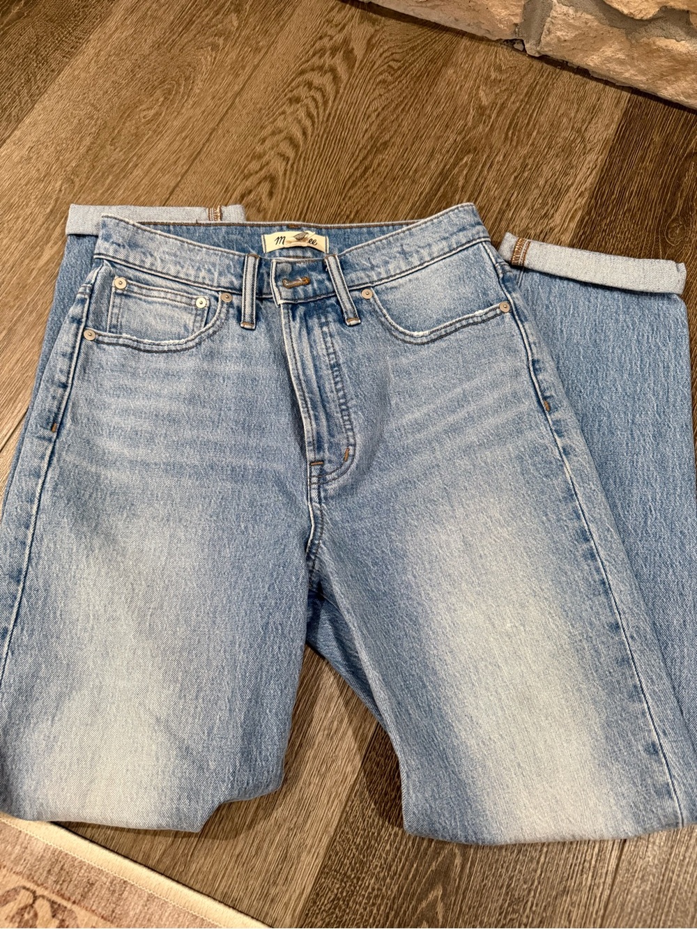 Women’s Madewell Light Blue Straight Jeans